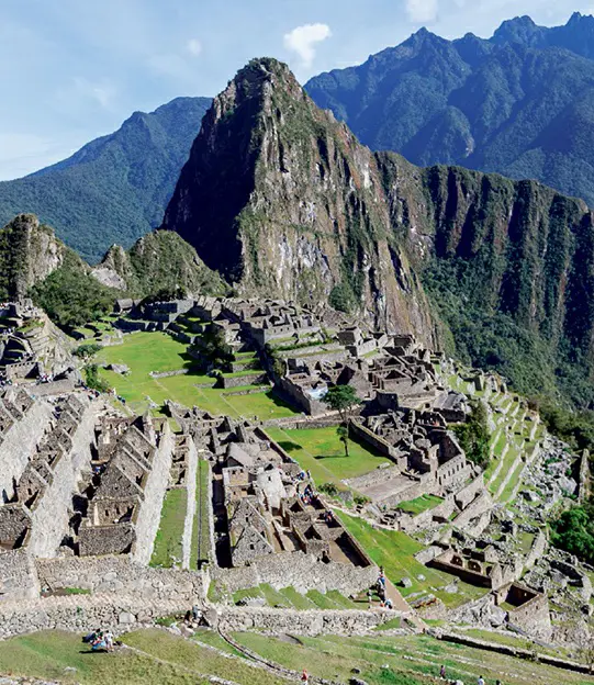 A 2012 photo of the ruins of the fifteenth-century Inca city Machu Picchu, now an archaeological site, in Peru.
